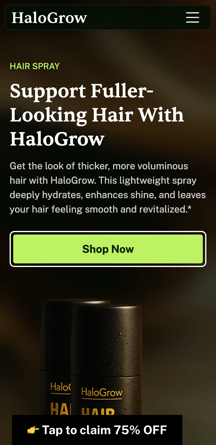HaloGrow Hair Spray
